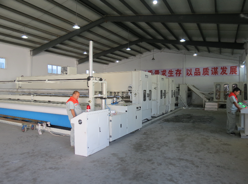 8.5m高速針刺土工布生產(chǎn)線