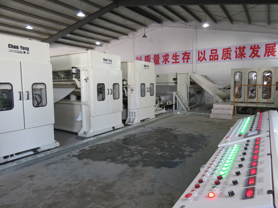 8.5m高速針刺土工布生產(chǎn)線