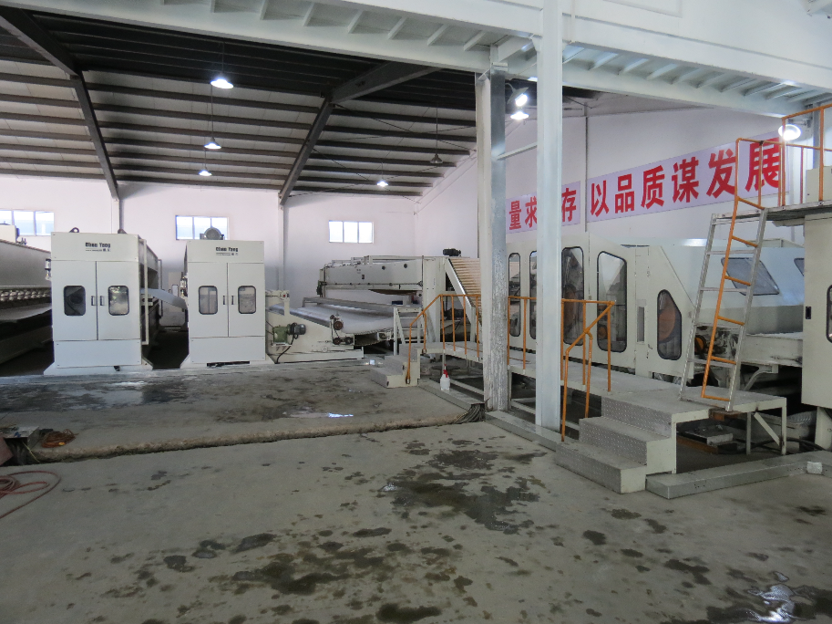 8.5m高速針刺土工布生產(chǎn)線
